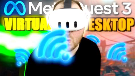 Virtual Desktop Quest 3: SETTINGS & SETUP! Meta Quest 3 .